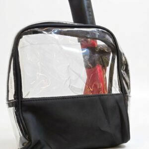 Black & Transparent Bag