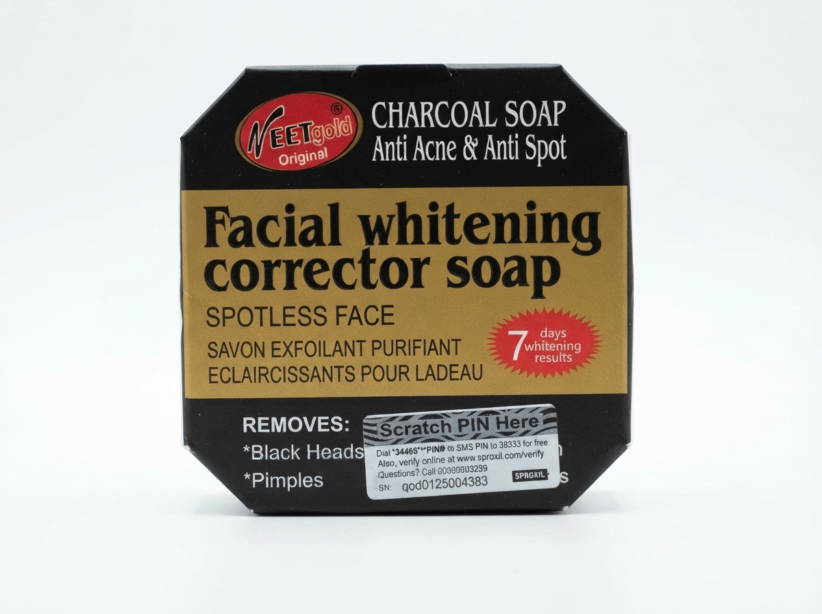 Veetgold Skin Whitening & Toning transparent Soap Face & Body Corrector Mix 200g - Image 2
