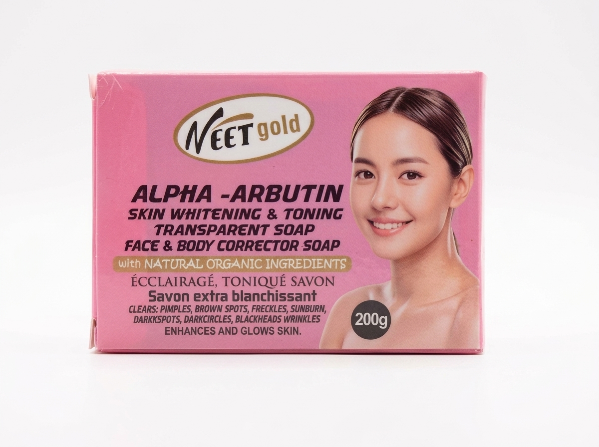 Veetgold Skin Whitening & Toning transparent Soap Face & Body Corrector Mix 200g - Image 3