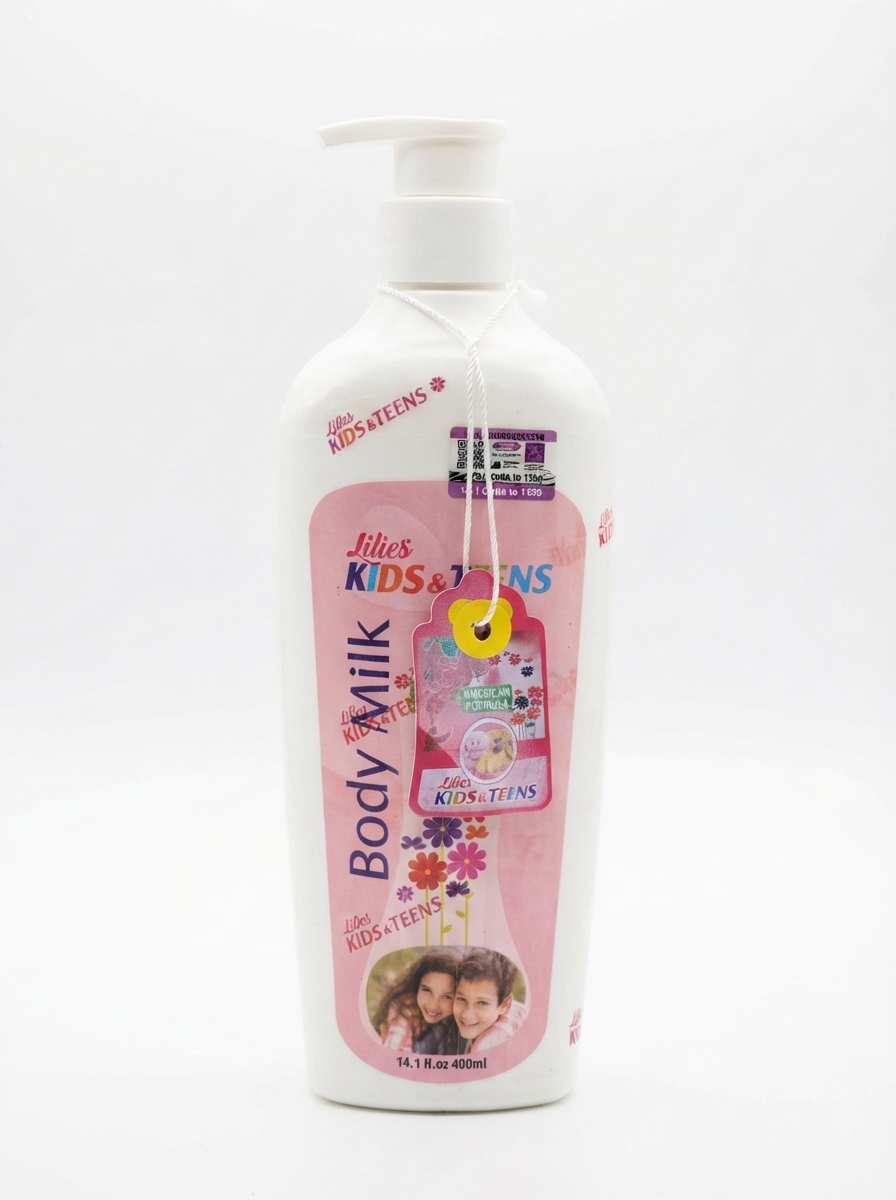 Lilies Kids and Teens body milk lotion 400ml