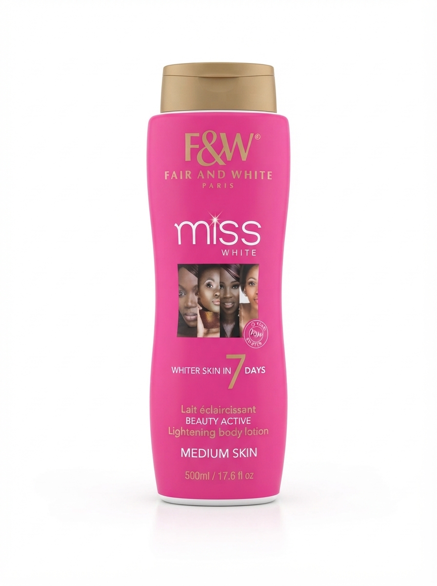 F&W Fair And White Miss White Lotion 500ml - Image 2