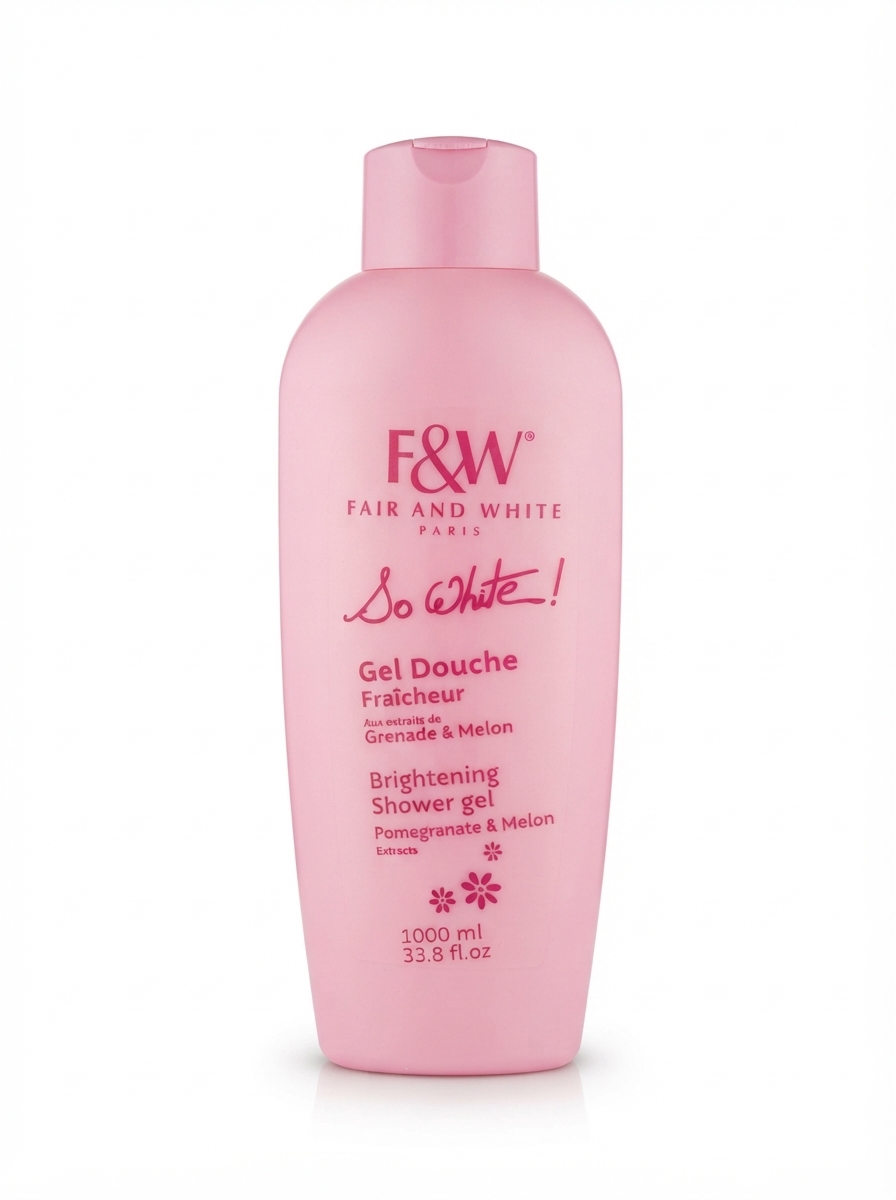 F&W Fair And White Shower Gel 1000ml - Image 2